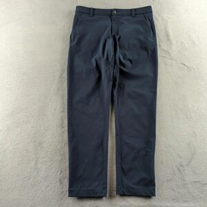 Lululemon Pants Mens 32x30 Navy Blue Chino Golf Warpstreme Tech Comission M5710S
